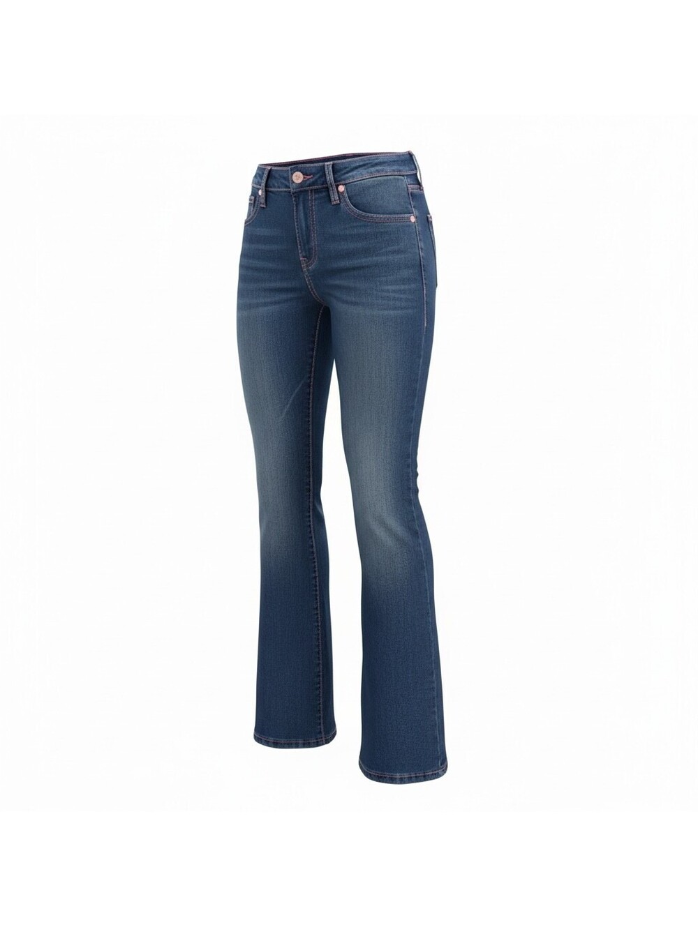 True Religion Becca Mid Rise Bootcut Jeans Size 25 Dark Blue